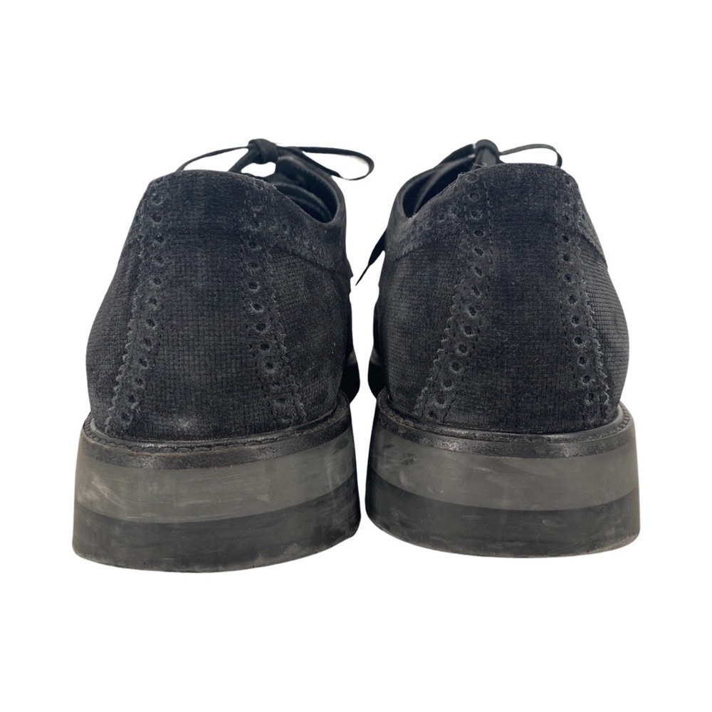 Vince Men’s Stamped Suede Pryce Wingtip Oxford Shoes Charcoal Size 8.5 - Picture 7 of 11